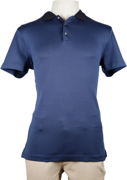 241500305 Nehir Çıtçıtlı P.yaka Tshırt Indigo