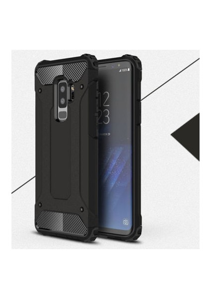 Samsung Galaxy S9 Plus Tam Koruma Sağlayan Çift Katmanlı Crash Premium Sert Silikon Kılıf