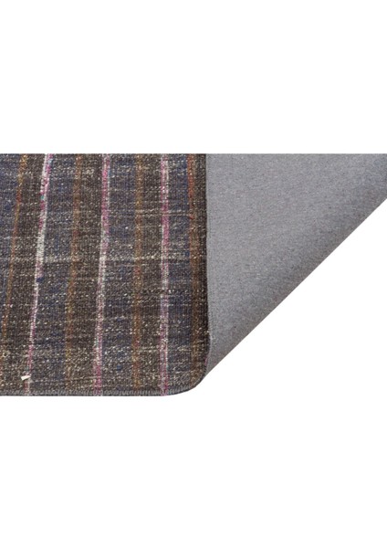 Açik Grı Rengi Çizgili Desen Vintage Kilim indirimleri