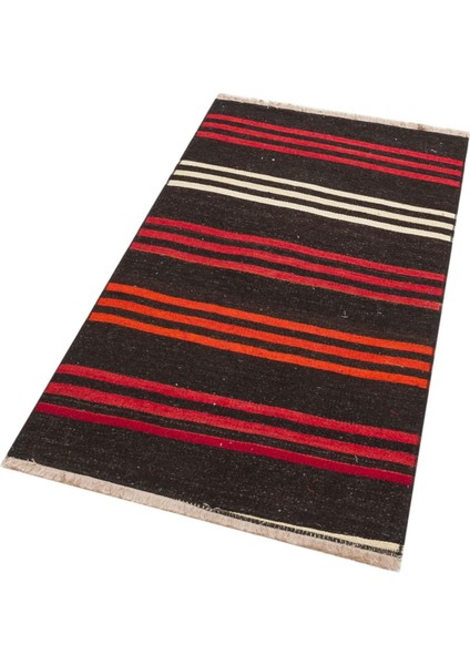 Gerçek El Dokuma Çizgili Desen Vintage Kilim modelleri