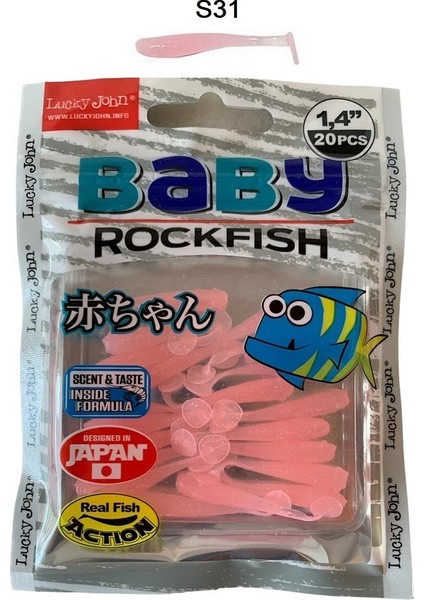 Baby Rockfish 1.4'' (3.5 Cm) 20'li Paket Lrf Silikon Yem fiyatları