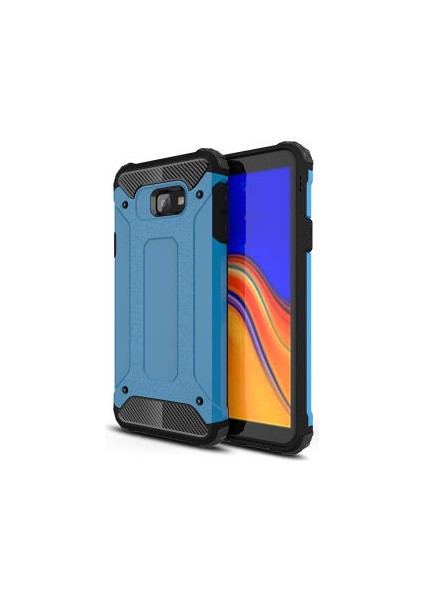 Samsung Galaxy J6 Plus Tam Koruma Sağlayan Çift Katmanlı Crash Premium Sert Silikon Kılıf