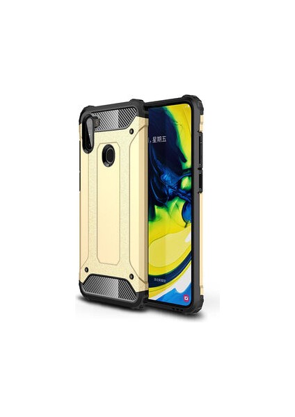 Samsung Galaxy M11 Tam Koruma Sağlayan Çift Katmanlı Crash Premium Sert Silikon Kılıf