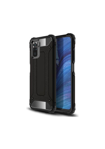 Redmi Note 10 Tam Koruma Sağlayan Çift Katmanlı Crash Premium Sert Silikon Kılıf