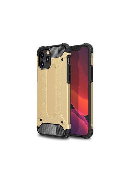 iPhone 12 Pro Tam Koruma Sağlayan Çift Katmanlı Crash Premium Sert Silikon Kılıf