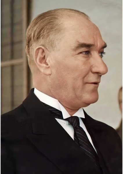 Ulu Önder Mustafa Kemal Atatürk Renkli Portre Duvar Sticker fırsatları