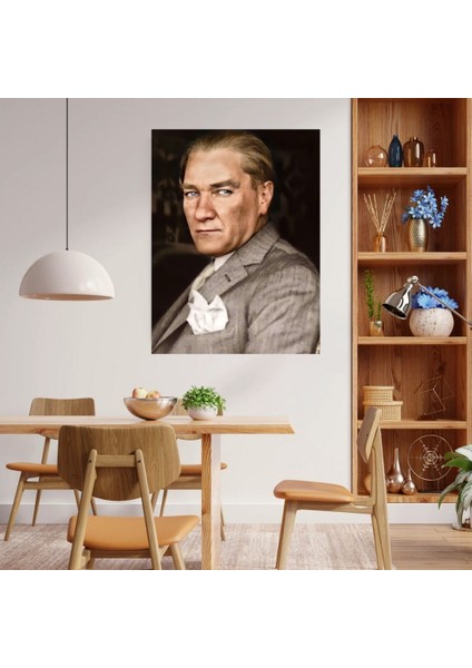 Büyük Lider Mustafa Kemal Atatürk Portresi Duvar Sticker modelleri