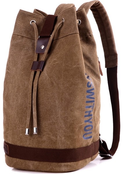 Rahat Kanvas Çanta Ipli Kova Sırt Çantası Çok Fonksiyonlu Büyük Kapasiteli Basketbol Sırt Çantası (Yurt Dışından)