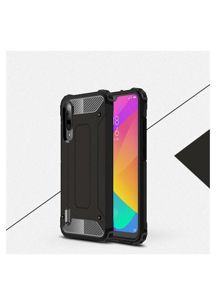 Xiaomi Mi 9 Lite Tam Koruma Sağlayan Çift Katmanlı Crash Premium Sert Silikon Kılıf