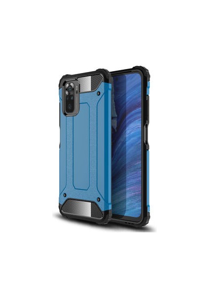 Redmi Note 10 Tam Koruma Sağlayan Çift Katmanlı Crash Premium Sert Silikon Kılıf