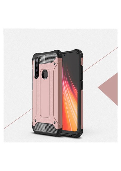 Redmi Note 8 Tam Koruma Sağlayan Çift Katmanlı Crash Premium Sert Silikon Kılıf