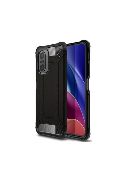 Xiaomi Mi 11i Tam Koruma Sağlayan Çift Katmanlı Crash Premium Sert Silikon Kılıf