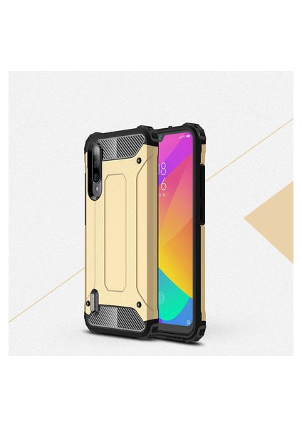 Xiaomi Mi 9 Lite Tam Koruma Sağlayan Çift Katmanlı Crash Premium Sert Silikon Kılıf