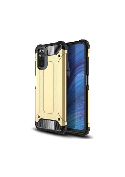 Redmi Note 10 Tam Koruma Sağlayan Çift Katmanlı Crash Premium Sert Silikon Kılıf