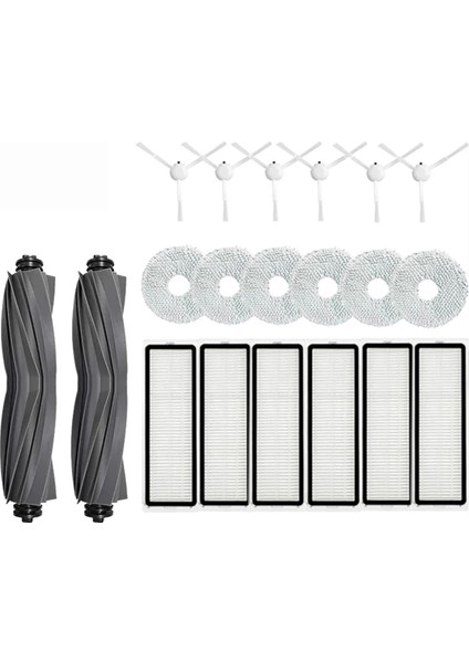 Bot L20 Ultra / L20 Ultra X20 Pro Yedek Parça Aksesuarları Ana Yan Fırça Hepa Filtre Paspas Toz Torbası (Yurt Dışından)