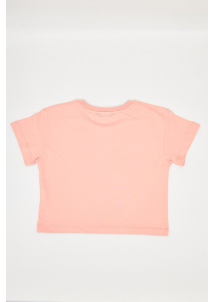 Kız Çocuk Crop Tshirt Turuncu - Aleyna fiyatları
