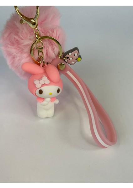 My Melody Ponponlu Anahtarlık Pembe