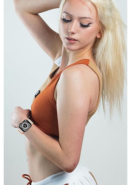 Apple Watch Uyumlu Ultra 2 Se 42 44 45 49MM Uyumlu Mıknatıslı Shine Silikon Kordon Kayış modelleri