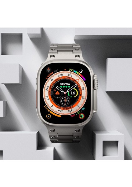 Apple Watch Uyumlu Ultra 2 Se Uyumlu 42 44 45 49MM Kordon Paslanmaz Çelik Kordon Kayış fiyatları