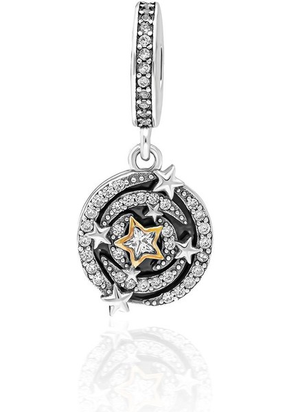 925 Ayar Gümüş Sallantılı Yıldız Charm