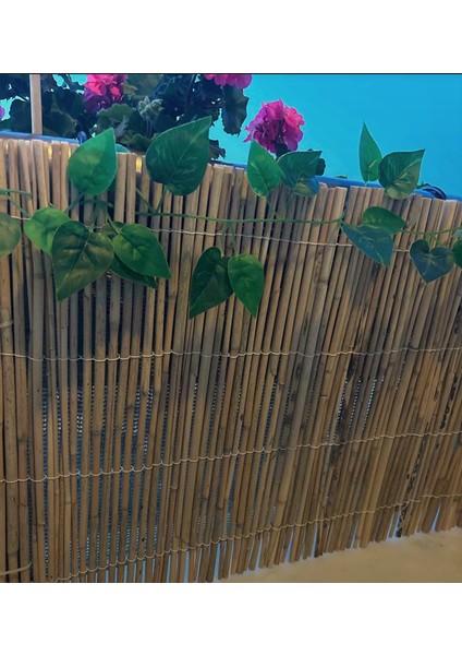 90CM.X2M. Bambu Hasır Balkon Çiti Bahçe Çiti Bahçe Dekorasyon