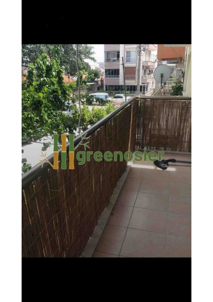 90CM.X2M. Bambu Hasır Balkon Çiti Bahçe Çiti Bahçe Dekorasyon