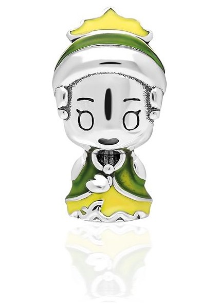 925 Ayar Gümüş Mineli Charm