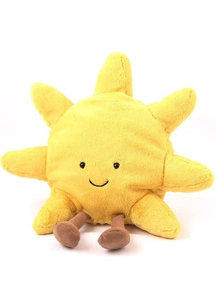 14 "güneş Peluş Oyuncak Sevimli Gülümseme Sarı Komik Güneş Güneş Doldurulmuş Hayvanlar Yastık Güneş Şekli Yumuşak Peluş Çocuklar Için Hediyeler Doğum Günü (Güneş) (Yurt Dışından)