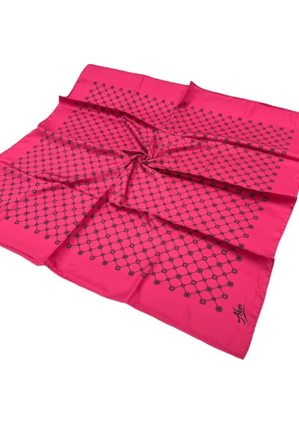Twill Eşarp - 7857795-993 Fuşya