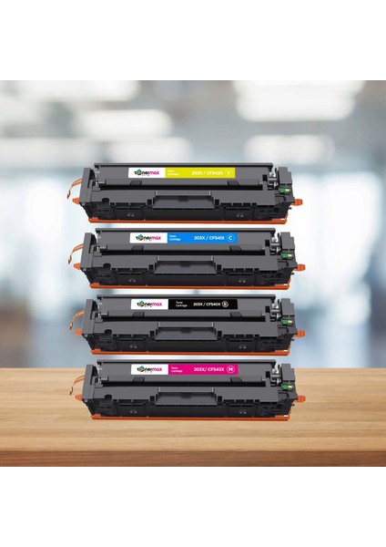 Hp 203X Muadil Toner Set / Pro M254 / M280 / M281 / CF540X