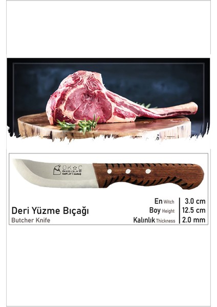 Izli Ahşap Sap Hilal Yüzme Bıçağı No.0 modelleri