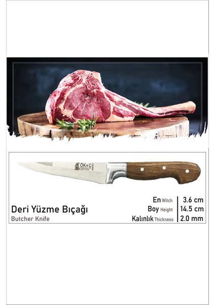 Ahşap Sap Gümüş Bilezikli Sıyırma Bıçağı No:0 modelleri