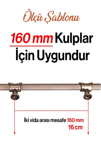 Arsin Bronz Metal Kulp 160 Mm-16 cm Mobilya Dolap Çekmece Kapak Mutfak Dolabı Kulpları Kulbu Kulpu modelleri