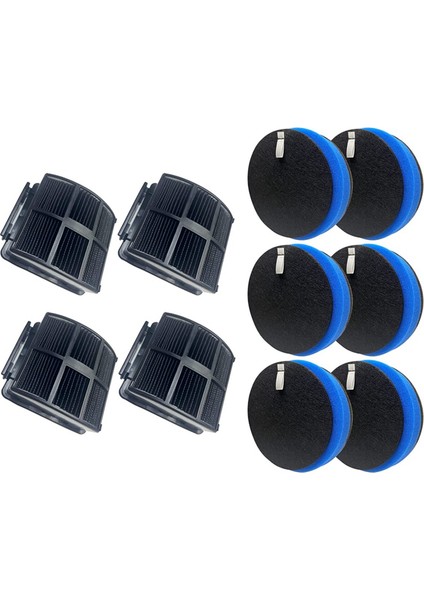 Bissell 2999 3000 3057 2920 Için 10 Adet Hepa Filtre ve Filtre Pamuğu (Yurt Dışından)