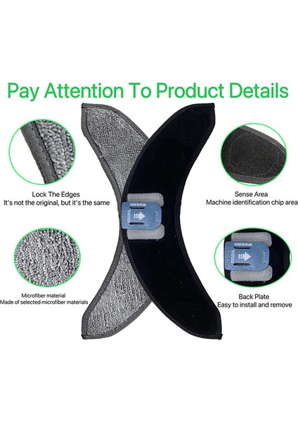 Irobot Roomba Combo J7+ Elektrikli Süpürge Parçaları Için 6pcs Paspas Pedleri (Yurt Dışından) fiyatları