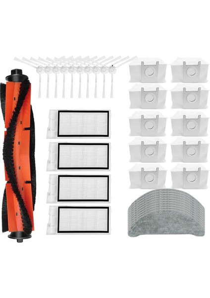 Roidmi Eve Plus / SDJ01RM Rulo Fırça Filtre Paspas Colth Toz Torbası Için (Yurt Dışından)