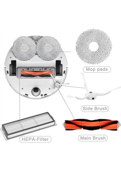 Dreame L10S Ultra Robot Süpürge Yedek Aksesuarları Için (Yurt Dışından)