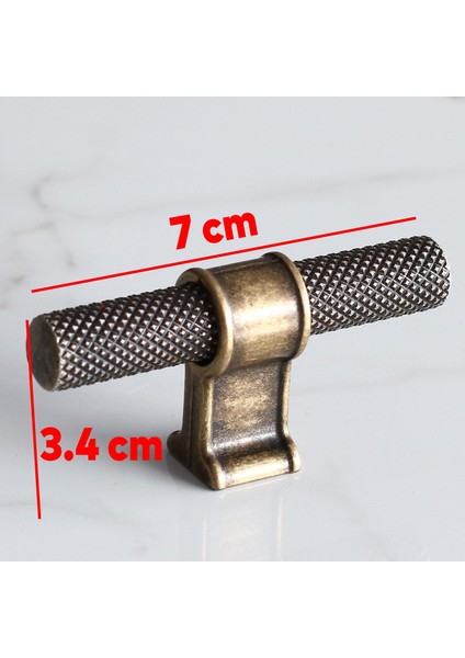 Hisar Eskitme Antik Sarı Metal Düğme Tek Vidalı Mobilya Mutfak Çekmece Dolap Kulpu Kulbu Kulpları