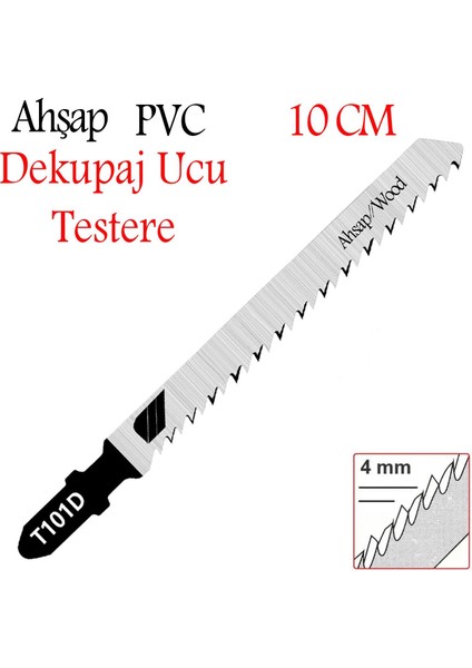 Ahşap Kesim Dekupaj Testere Bıçağı Bıçak T101D