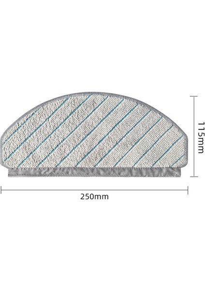 Ecovacs Deebot T10/T10 Plus Robot Için 8 Adet Paspas Pedleri Aksesuarları (Yurt Dışından)