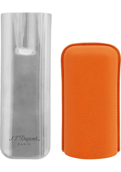 S.t. Dupont Deri Metal Puro Kılıfı Orange/krom 2li (60RING) fiyatları