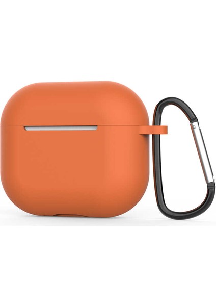 Ezotech Air Pods 3. Nesil Standart Silikon Kılıf-Turuncu