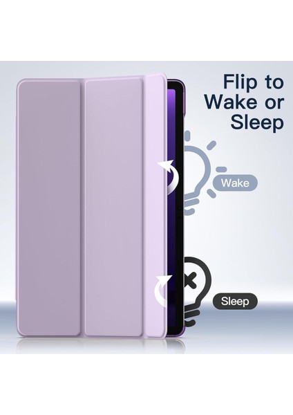 Samsung Galaxy Tab S9 Fe SM-X510 X516 X518 Kılıf 10.9" Uyumlu Kılıf Akıllı Smart Standlı Kapaklı modelleri