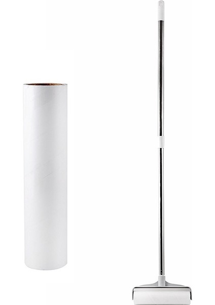 Teleskopik Tüy Bırakmayan Çubuk Toz Rulosu Paspas Paspas Toz Rulosu (Yurt Dışından)