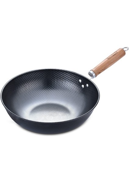 Kaplamasız Demir Fiziksel Yapışmaz Wok (Yurt Dışından)