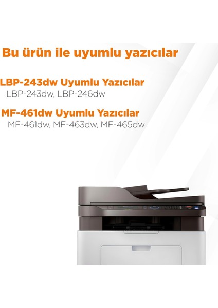 Canon CRG-070 Muadil Toner - Çipli 4'lü Avantaj Paket Canon Uyumlu / LBP243DW / LBP246DW / MF461DW / MF463DW / MF465DW / 5639C002AA fırsatları