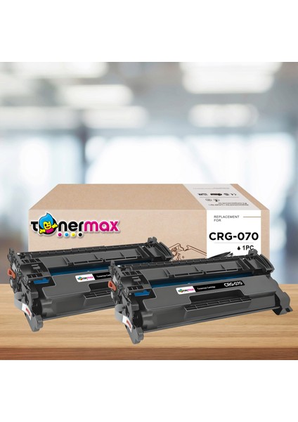 Tonermax CRG-070 Muadil Toner - Çipli 2'li Avantaj Paket Canon Uyumlu/ LBP243DW / LBP246DW / MF461DW / MF463DW / MF465DW / 5639C002AA