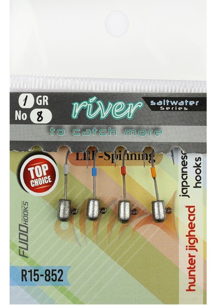 Hunter Jighead 4’lü Paket 1.5gr