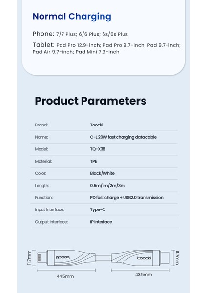 20W Pd Type C To Lightning Ultra Hızlı Şarj Kablosu 100 cm iPhone 14,13,12,11 Pro, Max ,uyumlu