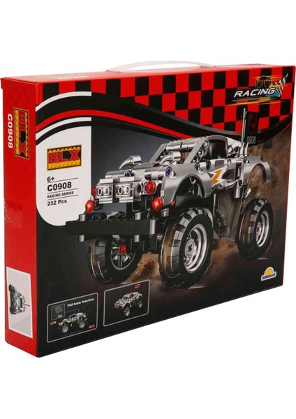 232 Parça Metal Heyecanı: Blx Racing Metal Yarış Arabası